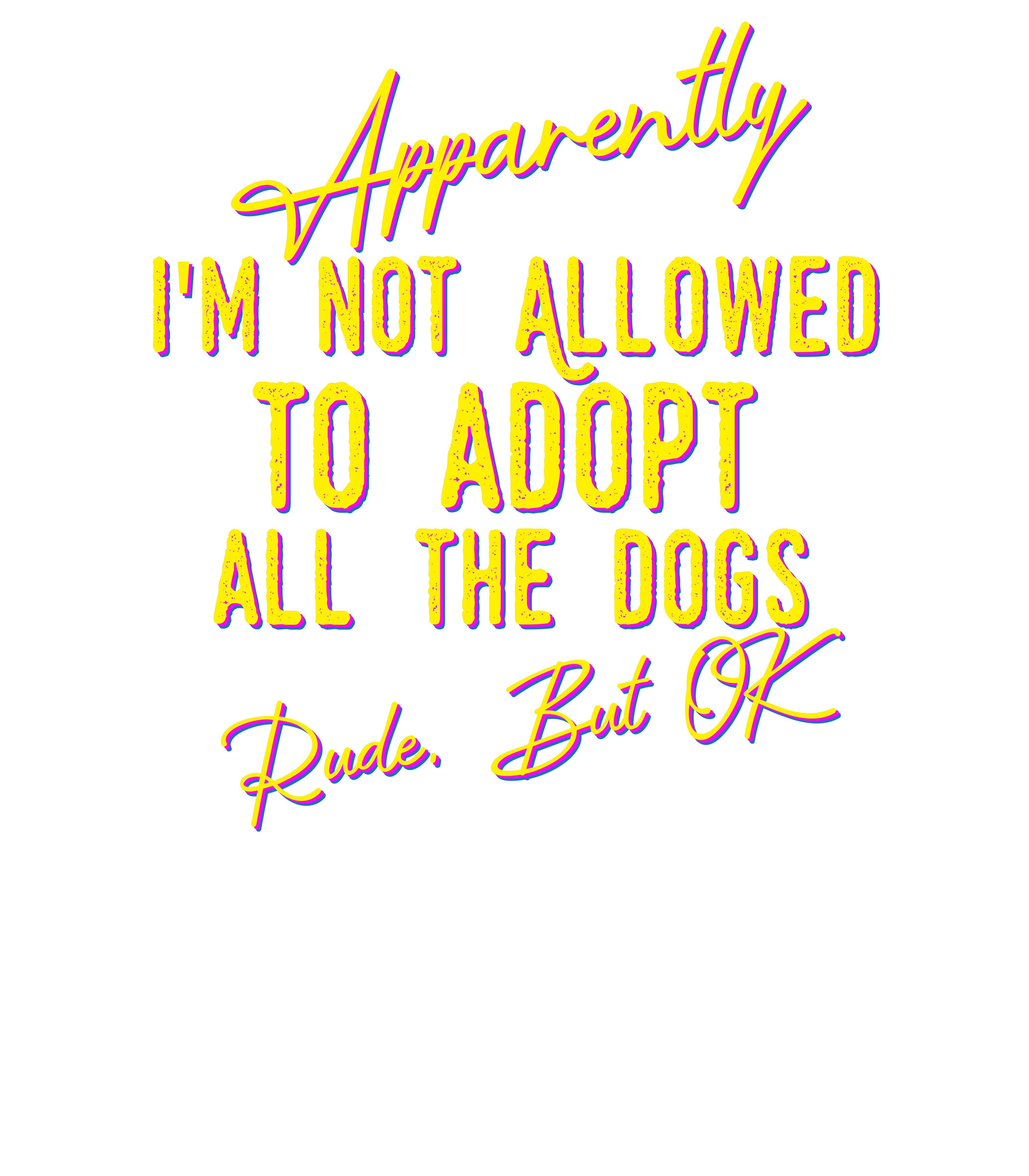 Apparently Not - Dark (Adult Short Sleeve T-Shirt)