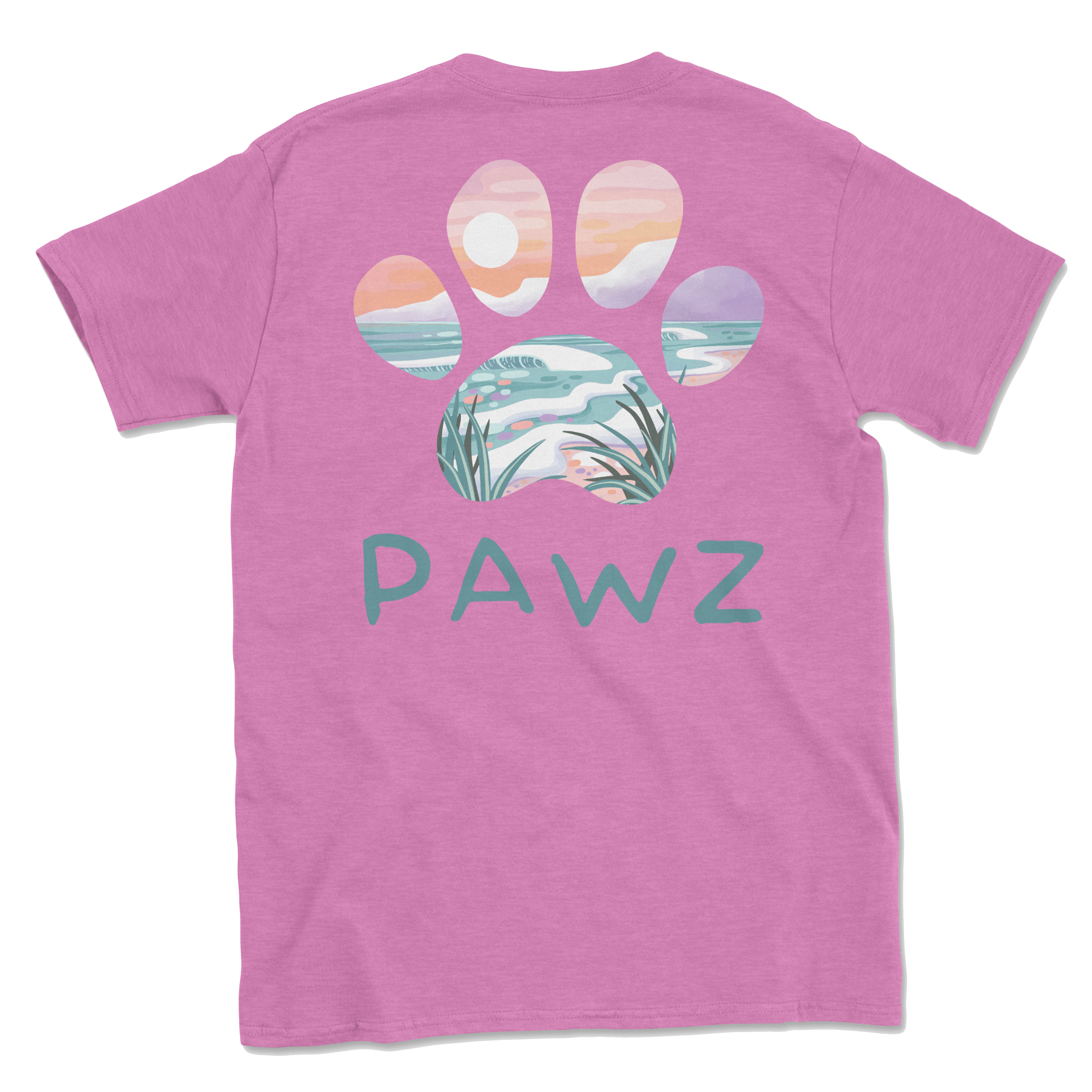 Beach Sunset (Adult Short Sleeve Shirt)