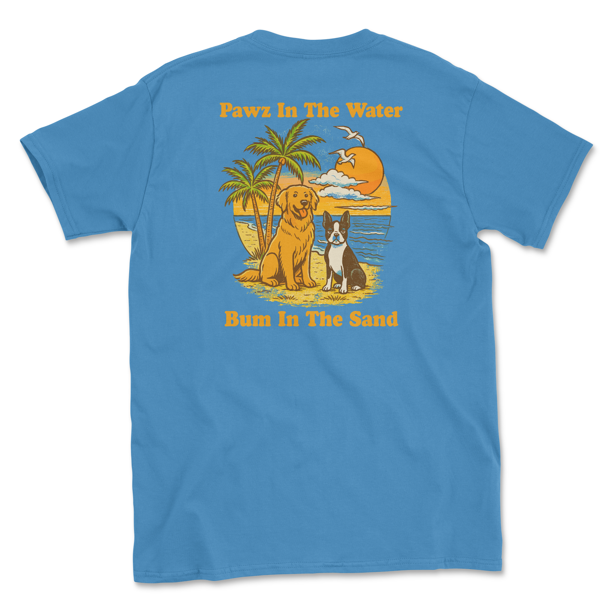 Pawz In The Water (Adult Short Sleeve T-Shirt)
