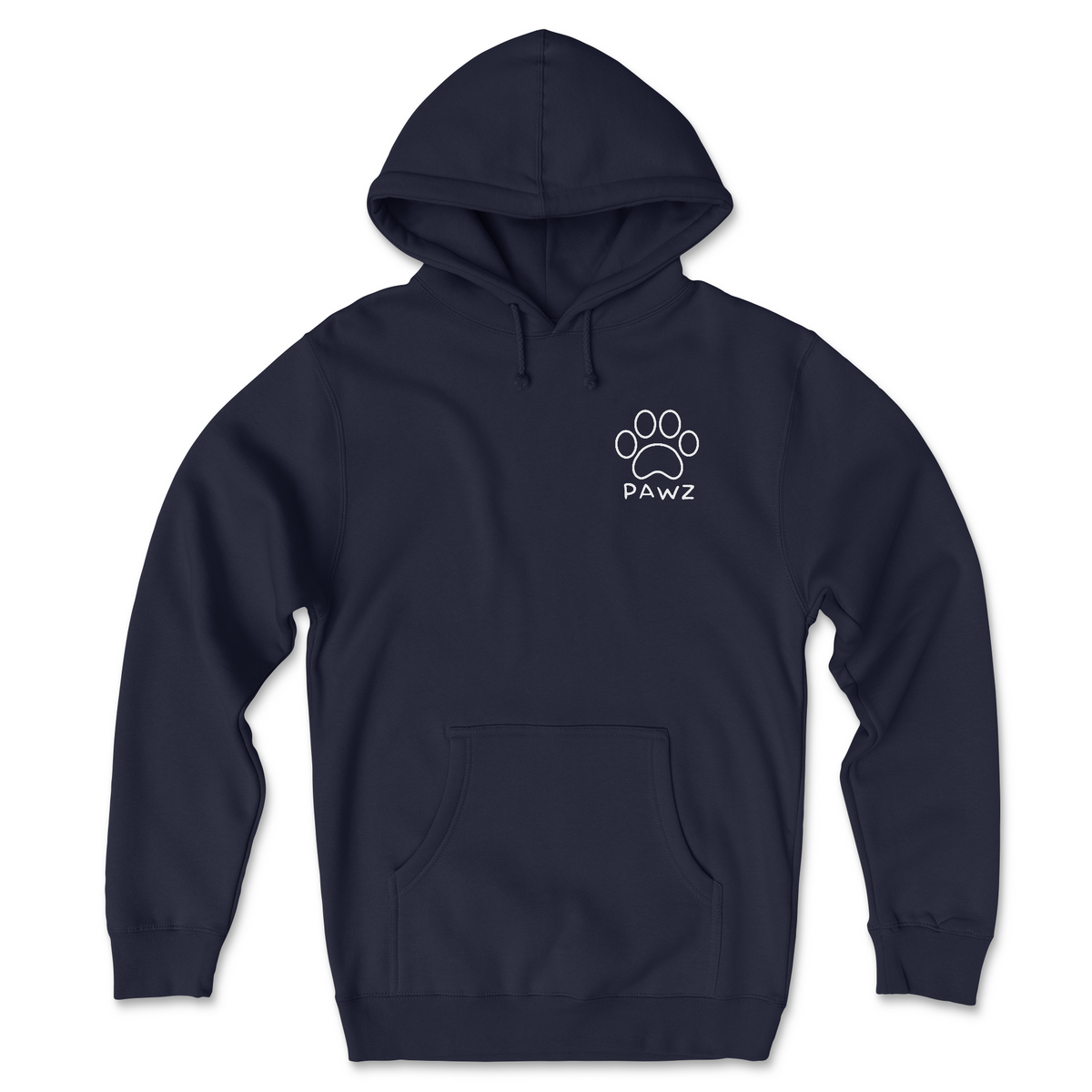 Starry Night (White Outline) (Adult Hoodie)