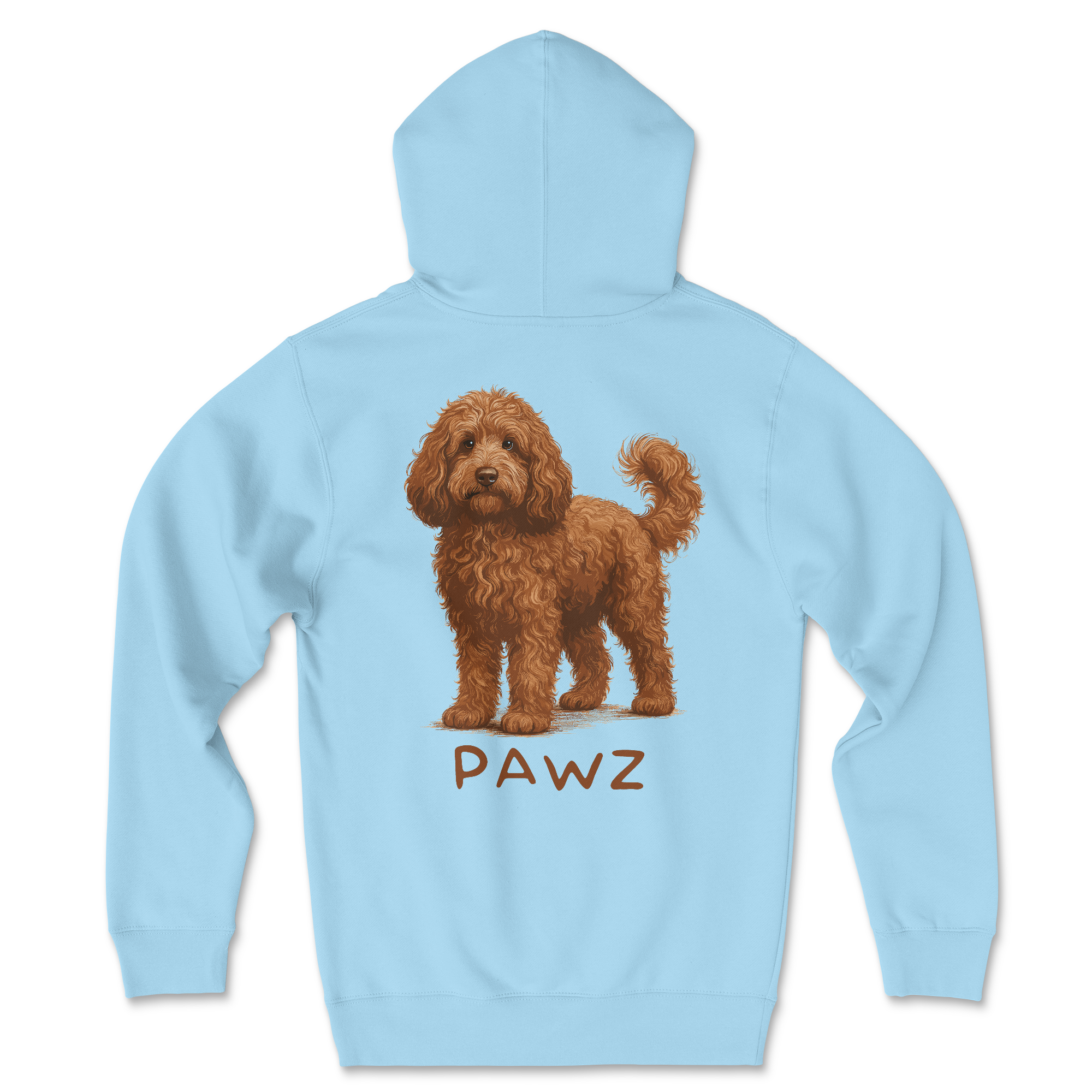 Red Golden Doodle (Adult Hoodie)