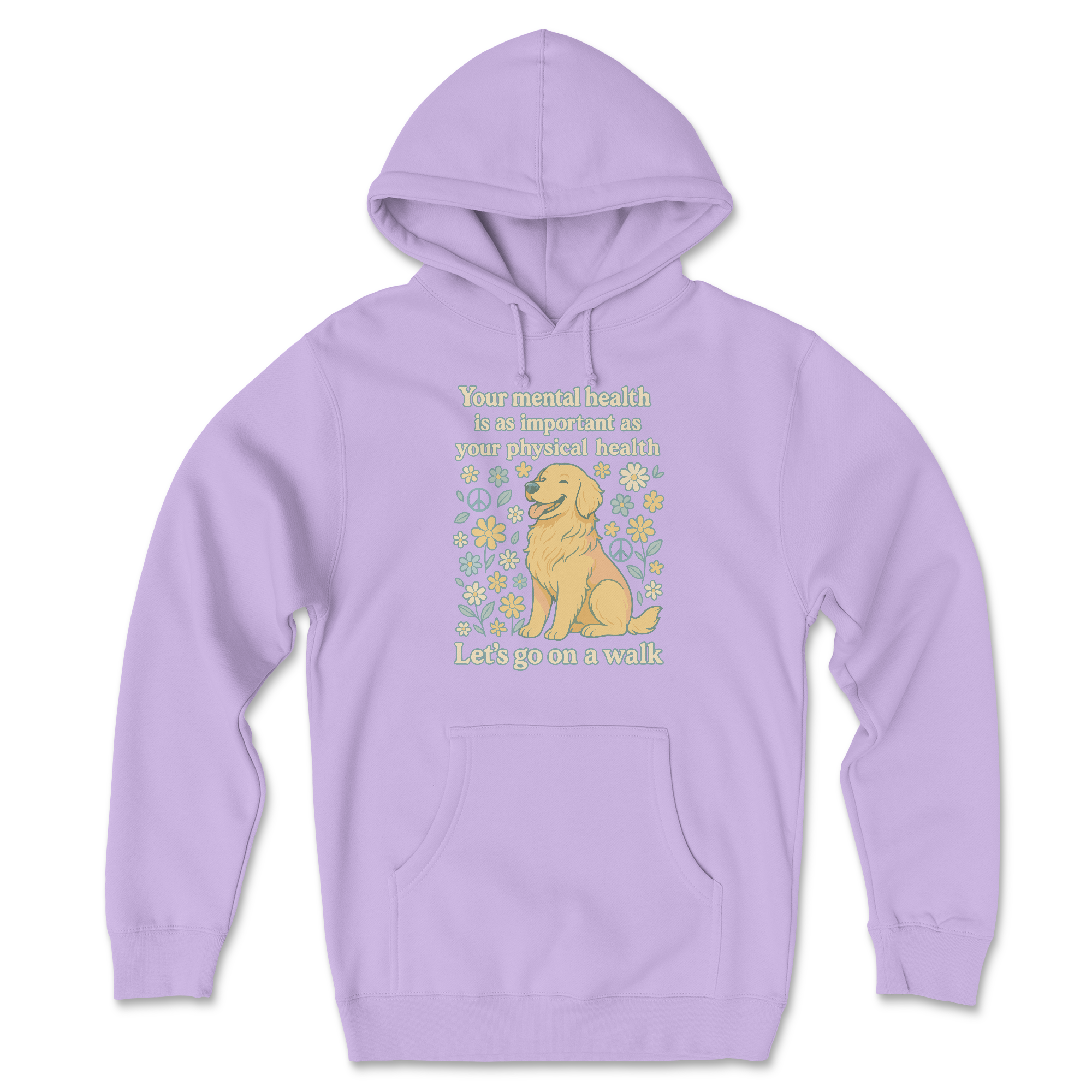 Mental Health Walk (Front Print) (Adult Hoodie) (Super Sale)