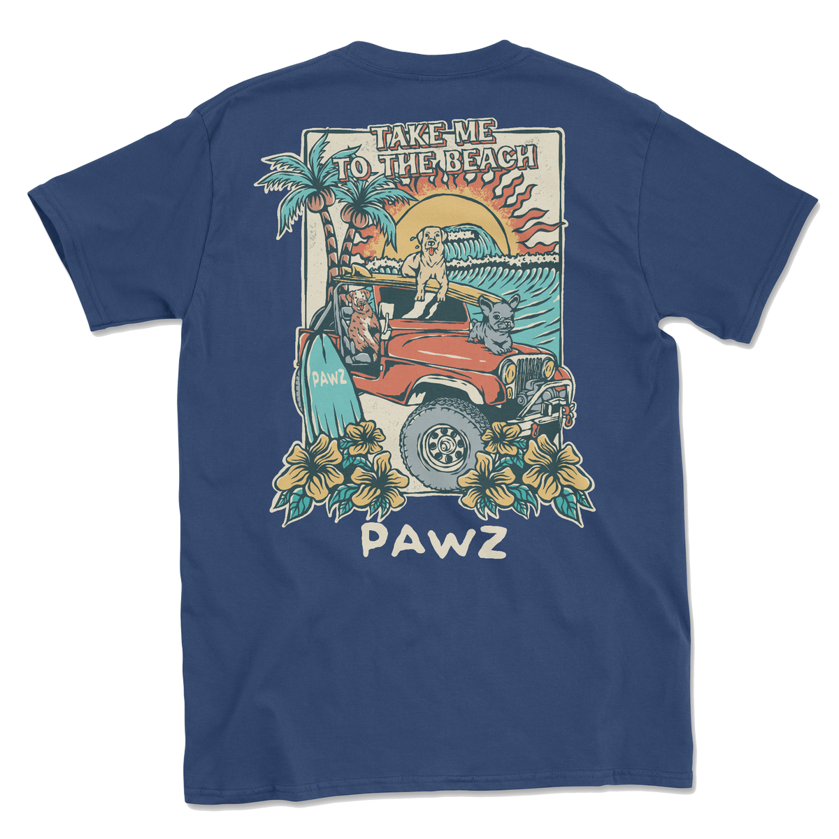4x4 Pawz (Adult Short Sleeve T-Shirt)