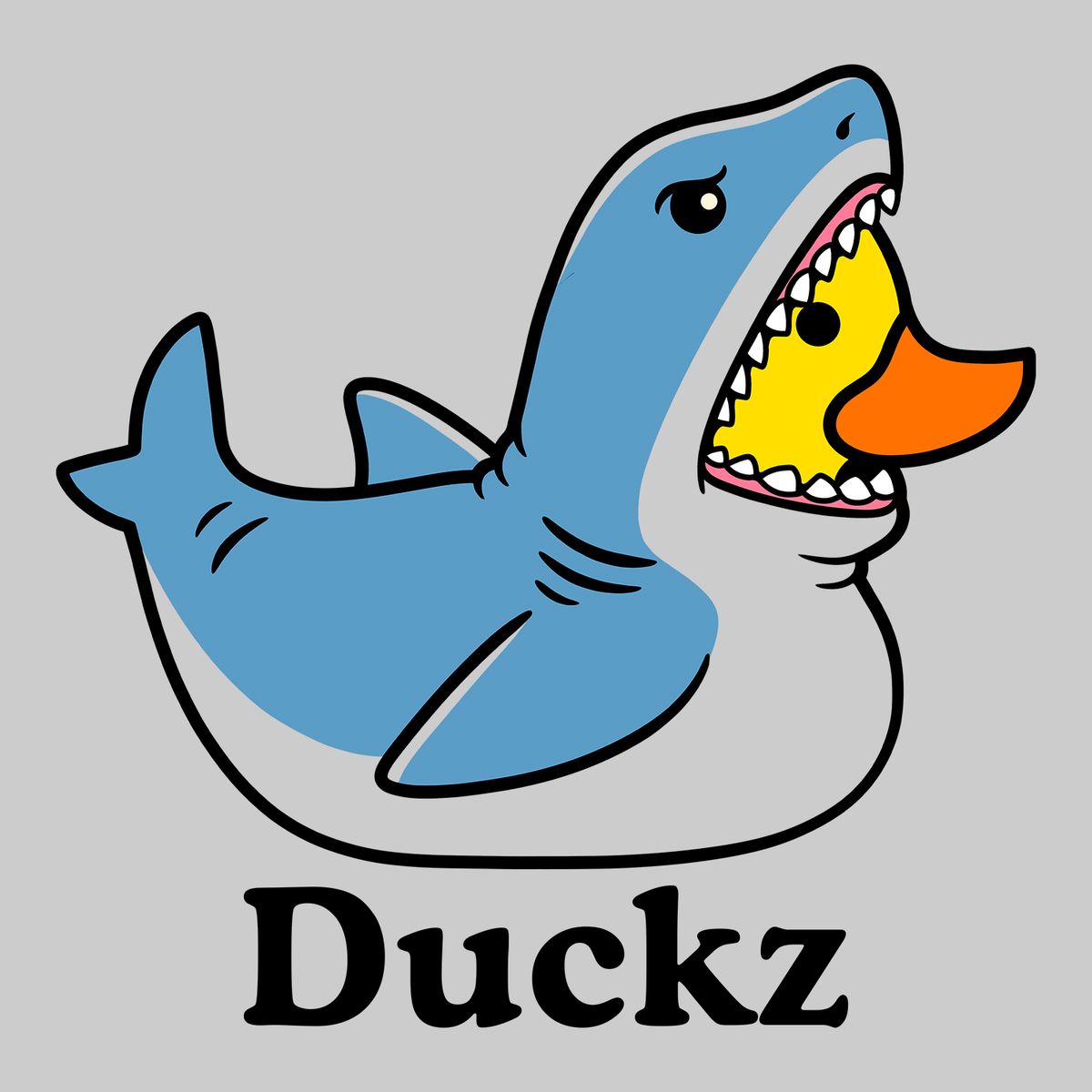 Shark Snack (Adult Short Sleeve T-Shirt)