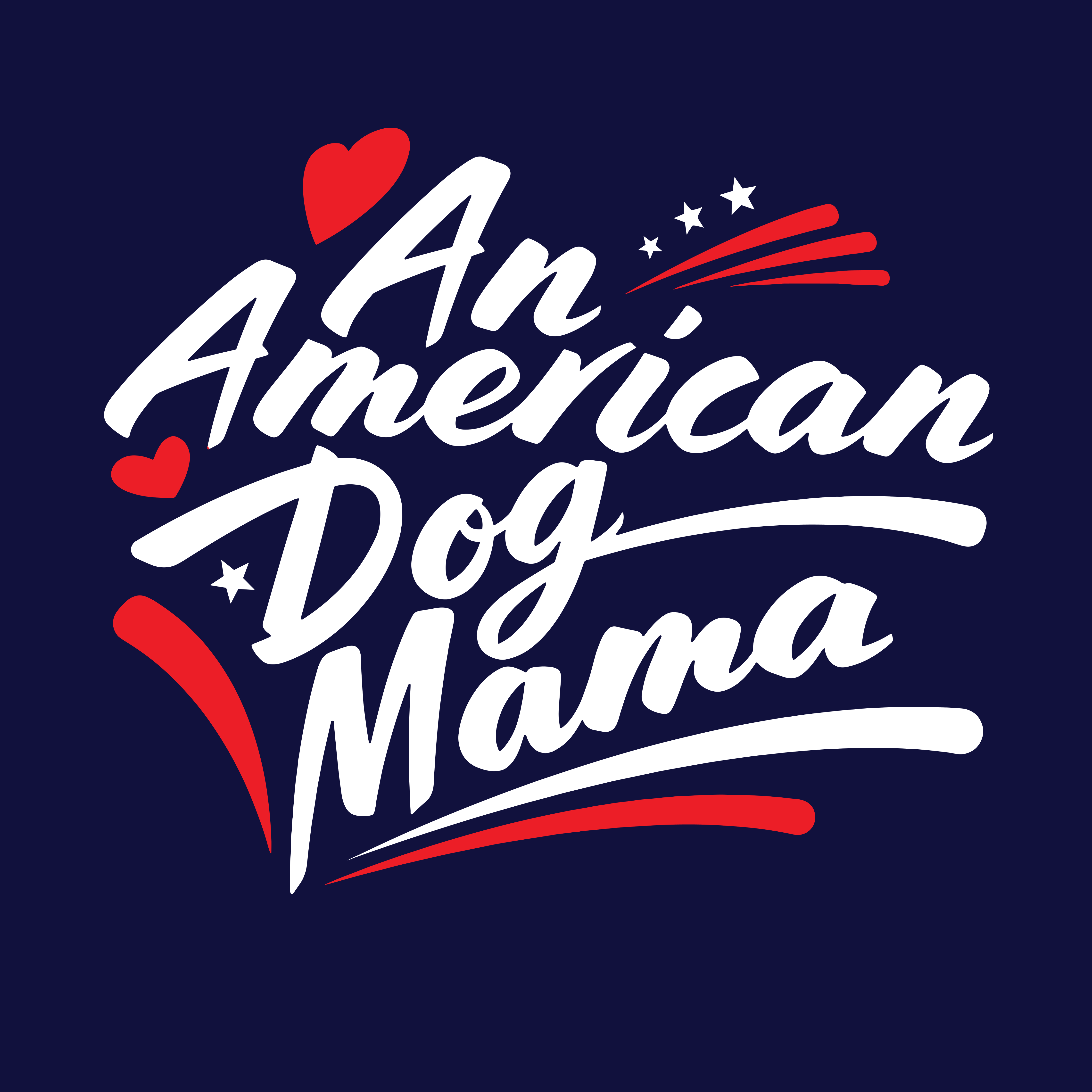 Americana Mama - Front Print (Adult Hoodie)