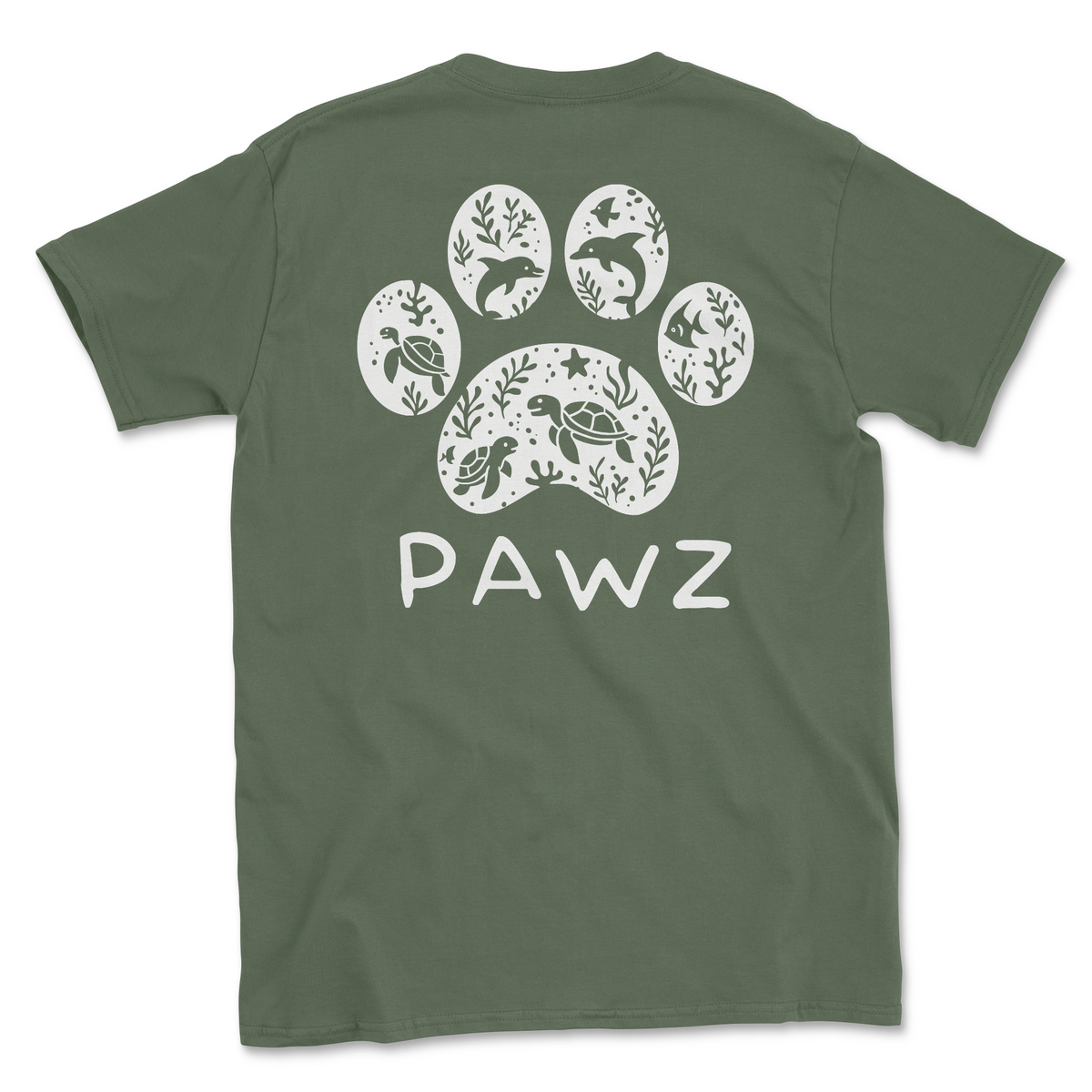 Tide & Turtles (Adult Short Sleeve T-Shirt)