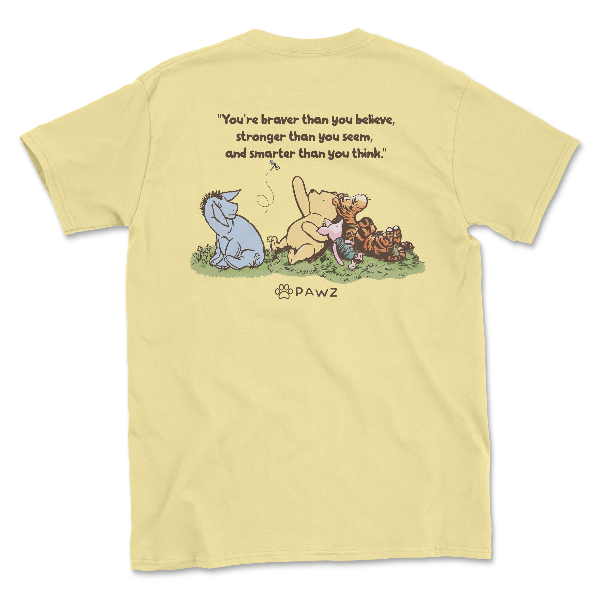 Braver, Stronger, Smarter - Yellow (Adult Short Sleeve T-Shirt) Limited Edition