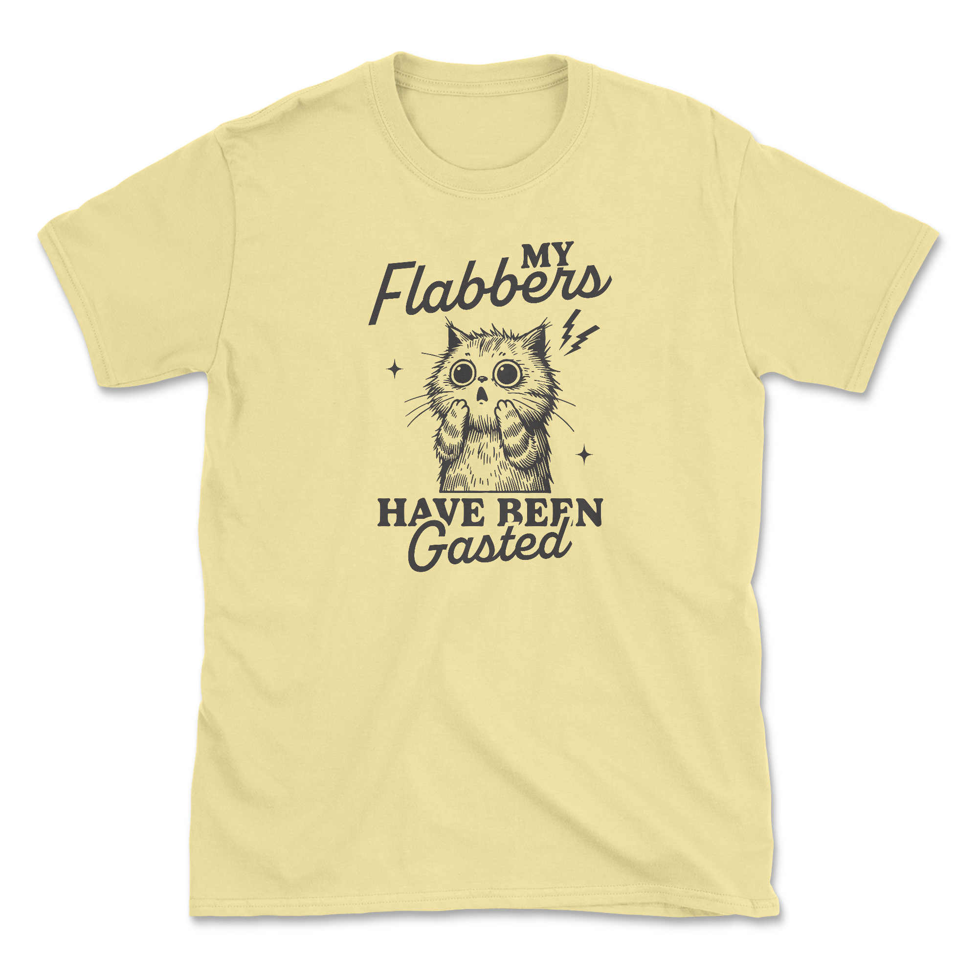 My Flabbers (Front Print) (Adult Short Sleeve T-Shirt)