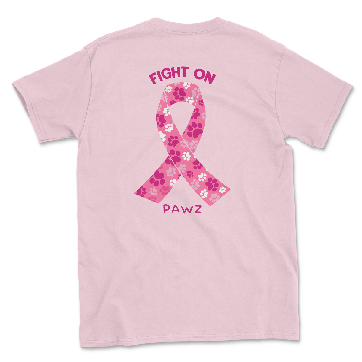 Fight On Ribbon (Adult Short Sleeve T-Shirt)