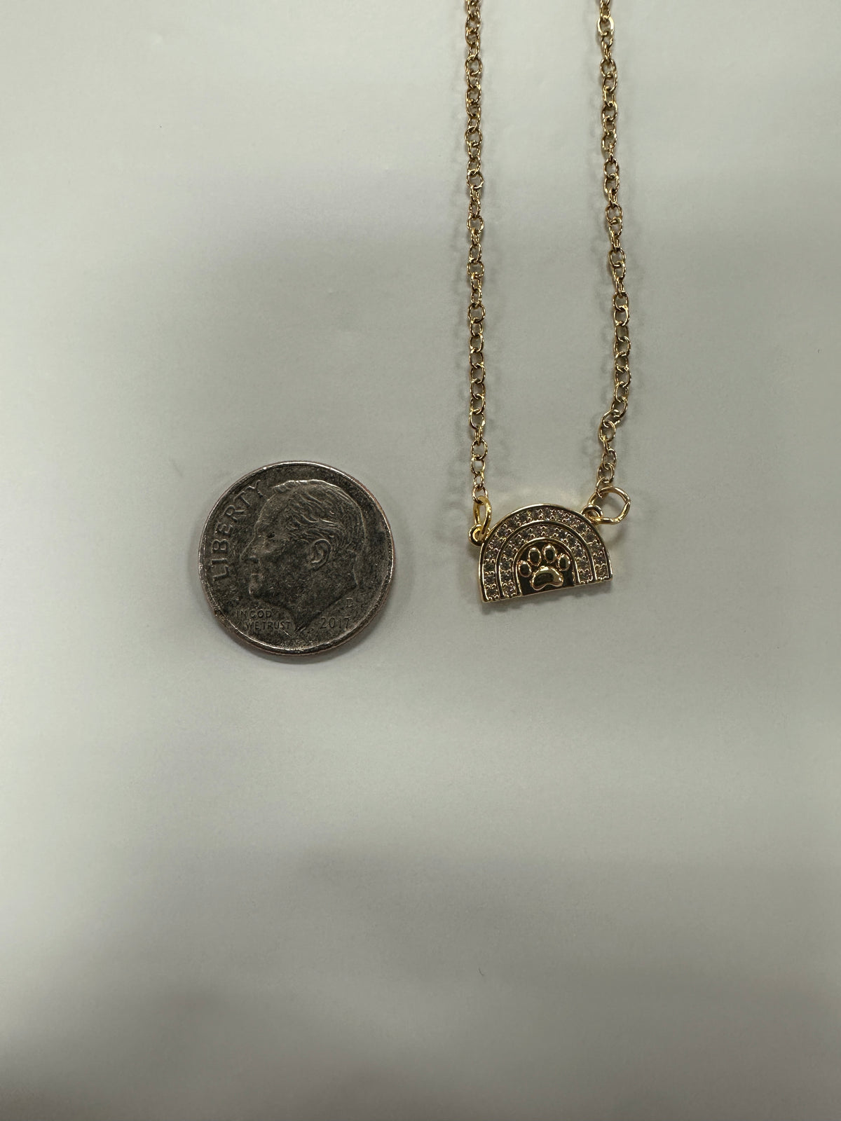 Rainbow Paw Necklace