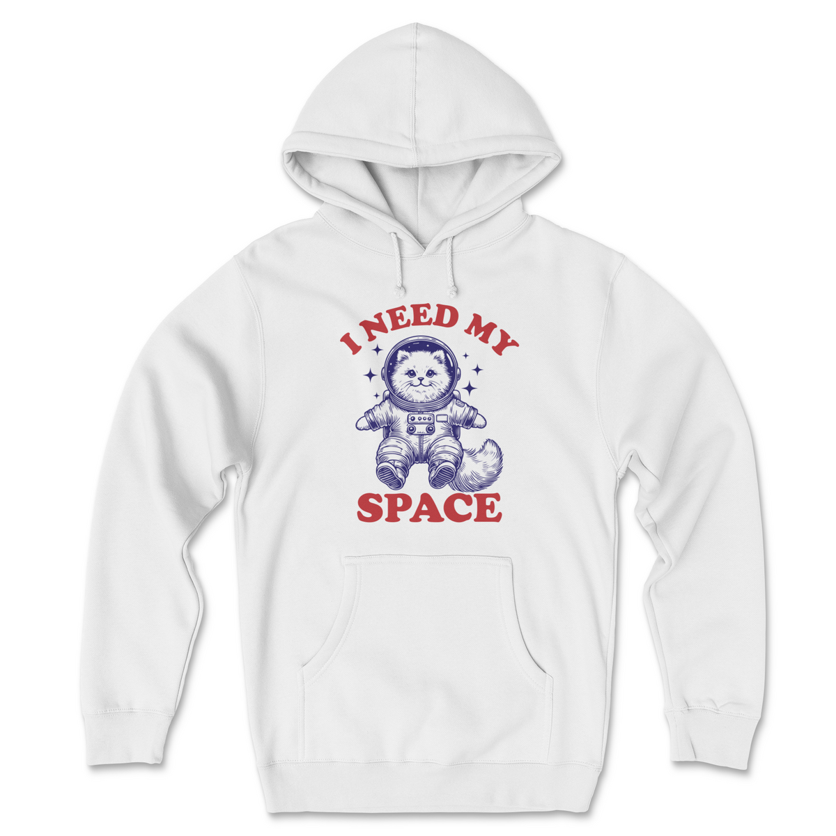 I Need My Space - Front Print (Adult Hoodie) (Super Sale)