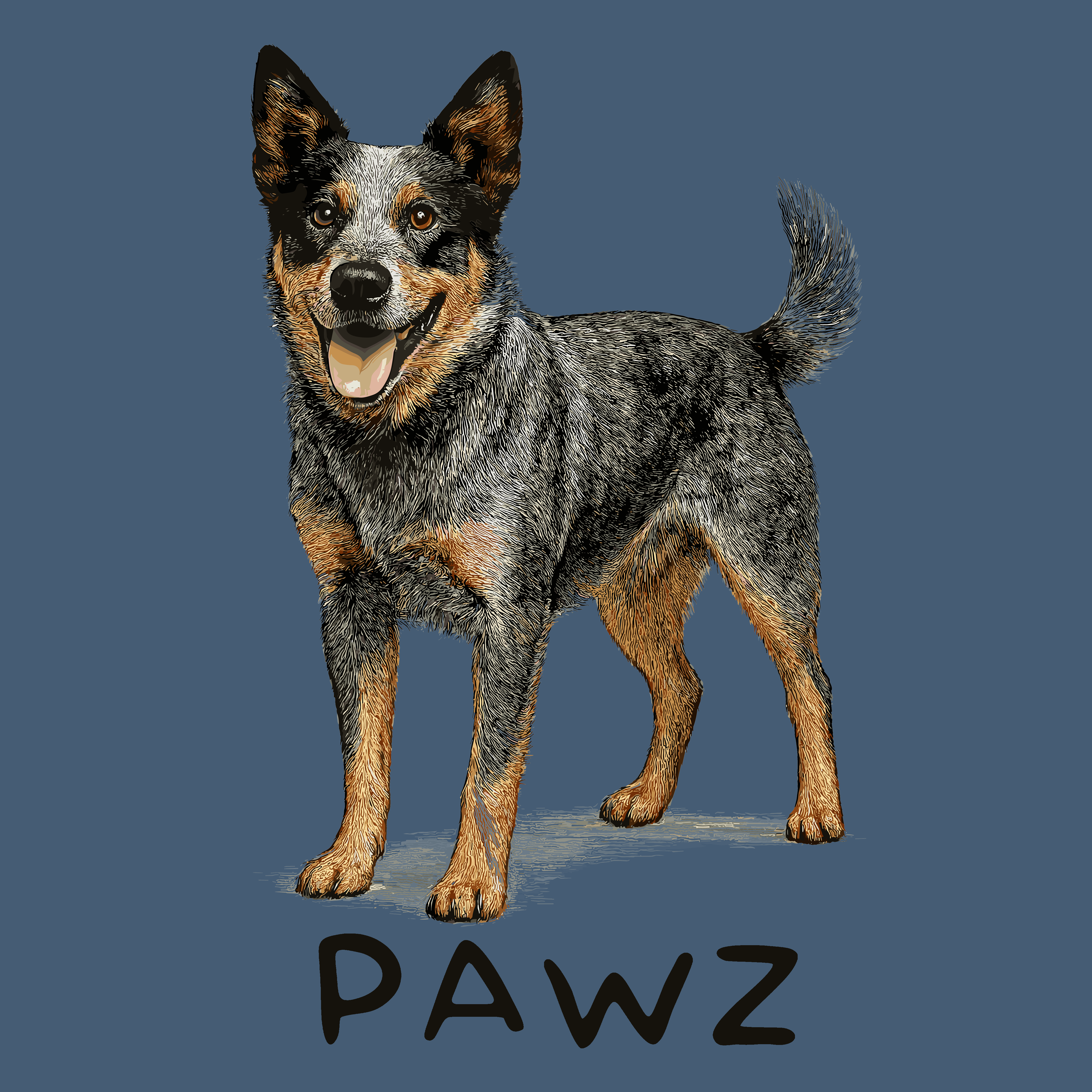 Blue Heeler (Adult Hoodie)