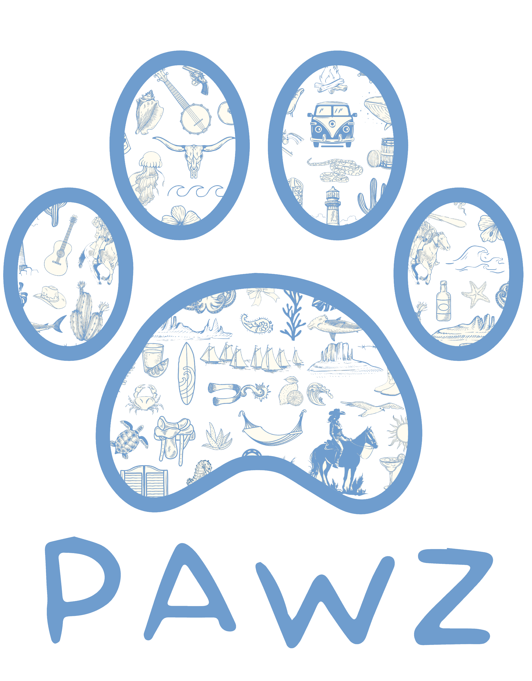 Coastal Cowgirl (Adult Short Sleeve T-Shirt)