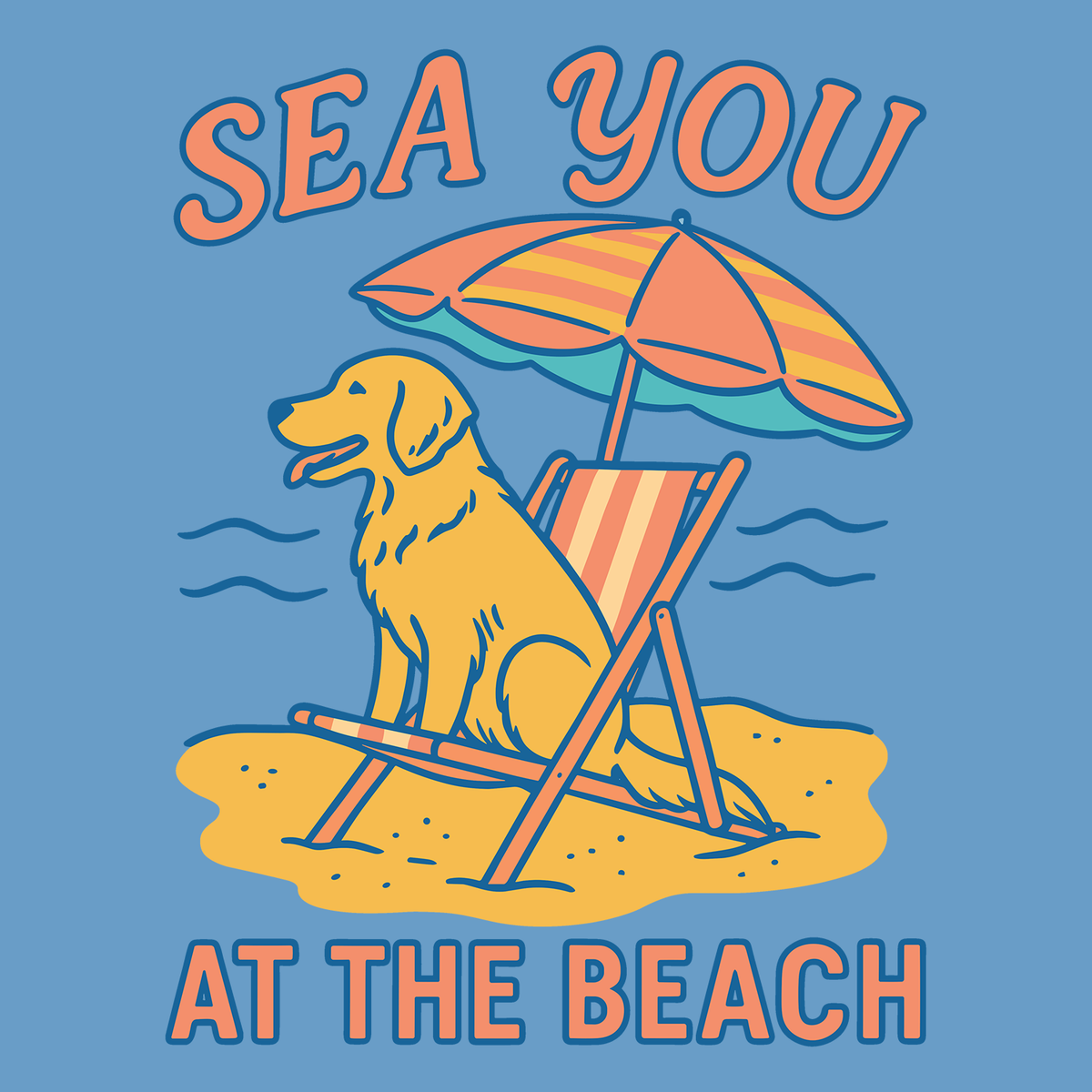 Sea You At The Beach (Adult Short Sleeve T-Shirt)