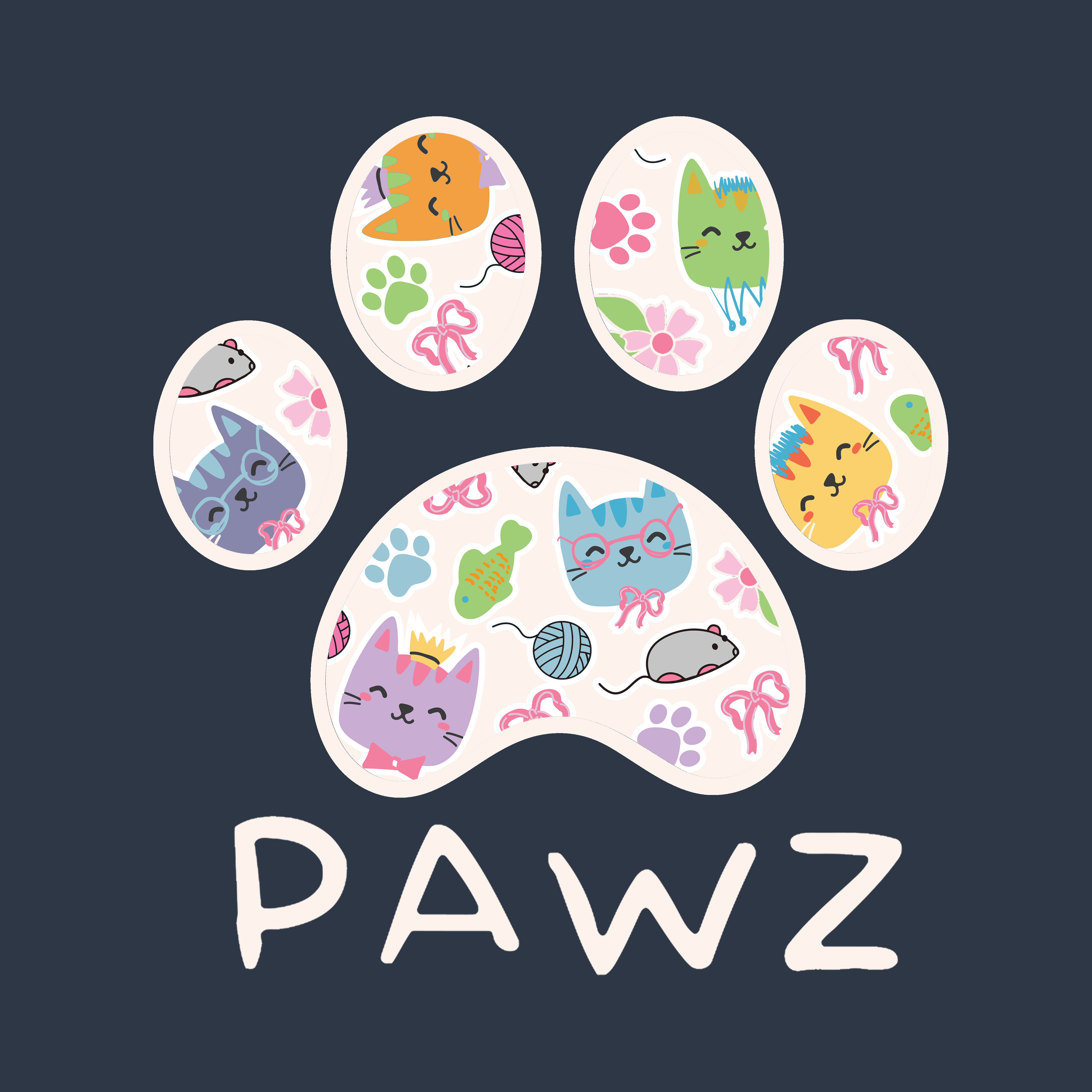 Curious Pawz (Adult Hoodie)