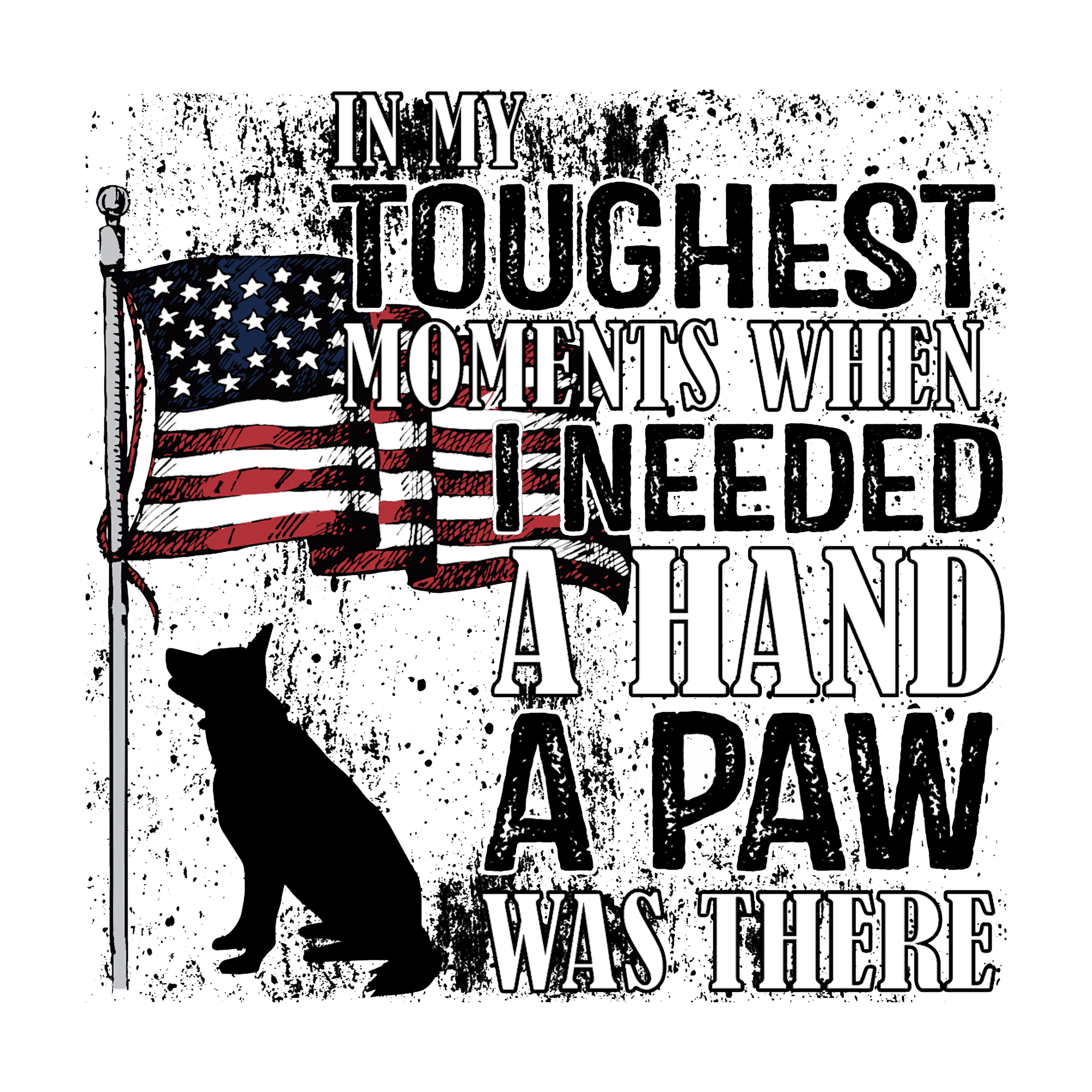 Found A Paw (Adult Short Sleeve T-Shirt)